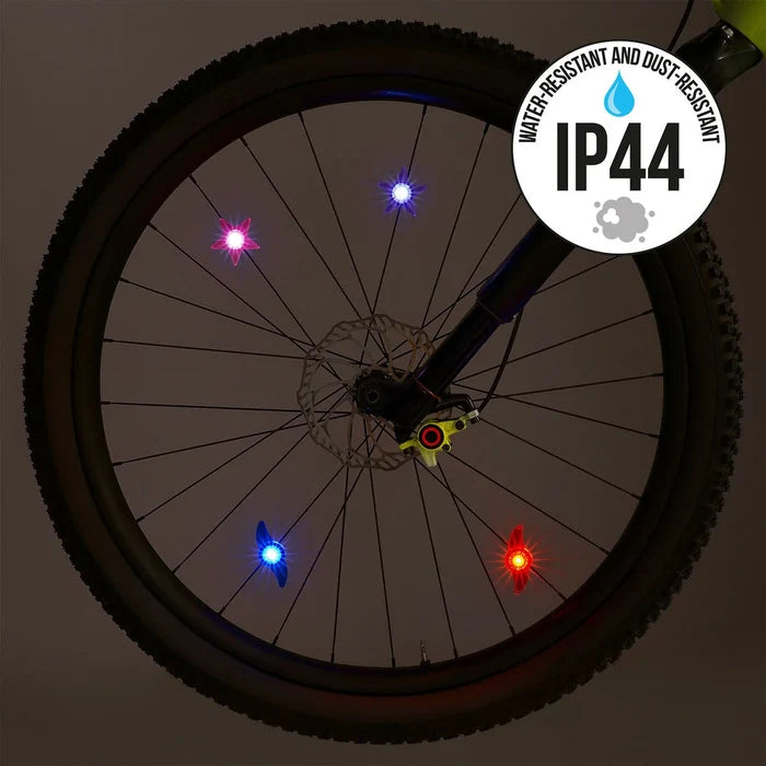 Legami Ride & Shine Set of 2 Bicycle Spoke Lights - Space