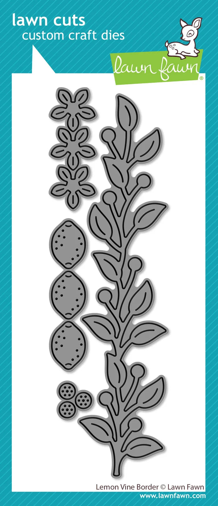Lemon Vine Border Die Set by Lawn Fawn