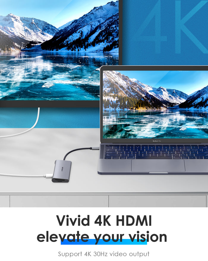 USB hub for photo and video editing