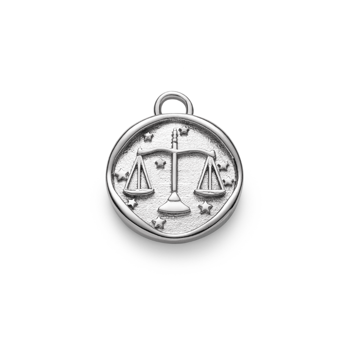 Libra Charm Silber