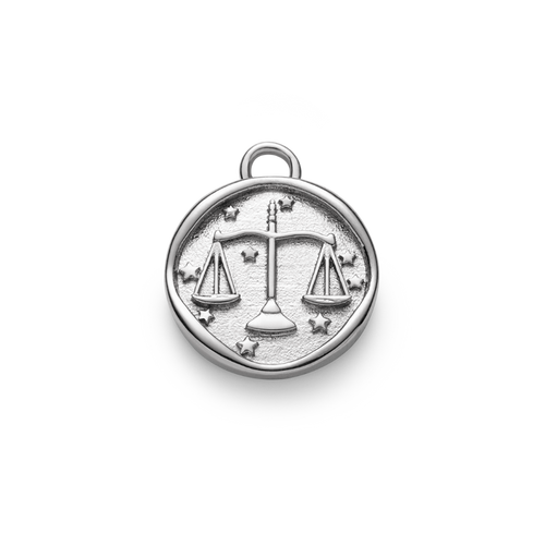 Libra Charm Silber