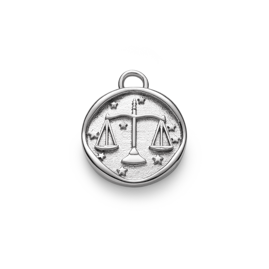 Libra Charm Silber