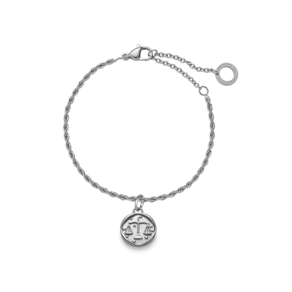Libra Charm Silber