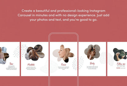 Ladystrategist Lilian Educational 6-Page Carousel Canva Template instagram canva templates social media templates etsy free canva templates