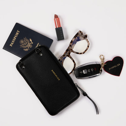 Lily Pouch Set - Black/Silver