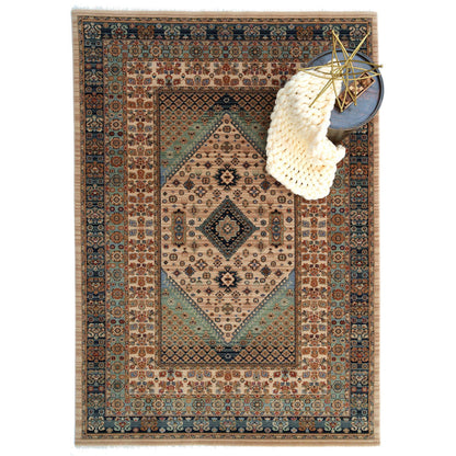Lineage-Heriz Bone Teal Machine Mad Rectangle image