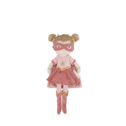 Little Dutch - Cuddle Doll - Superhero Rosa - Mabel & Fox