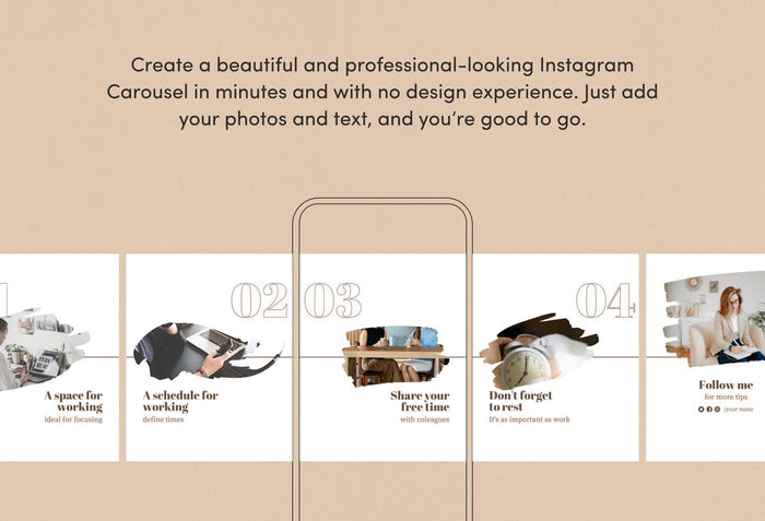 Ladystrategist Lucy Educational 6-Page Carousel Canva Template instagram canva templates social media templates etsy free canva templates