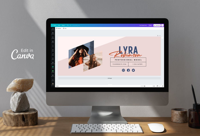 Ladystrategist Lyra Facebook Cover Canva Template instagram canva templates social media templates etsy free canva templates