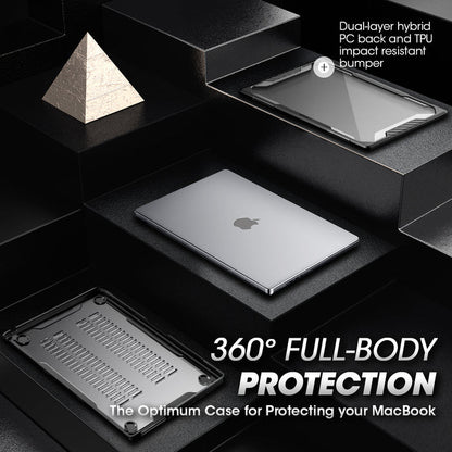 MacBook Air 13.6 inch (2026-2022) Unicorn Beetle Case Cover-Black