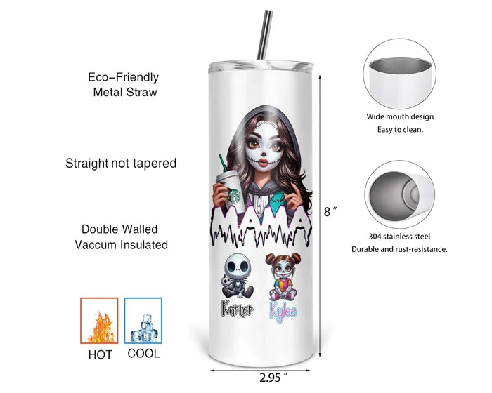 Mama’s Nightmares | Personalized 20 oz Tumbler