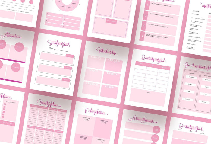 Ladystrategist Manifestation Dream Life Book Canva Template Printable and Editable instagram canva templates social media templates etsy free canva templates