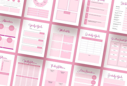 Ladystrategist Manifestation Dream Life Book Canva Template Printable and Editable instagram canva templates social media templates etsy free canva templates