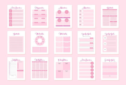 Ladystrategist Manifestation Dream Life Book Canva Template Printable and Editable instagram canva templates social media templates etsy free canva templates