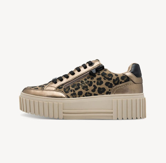 Marco Tozzi Leopard Platform Trainers
