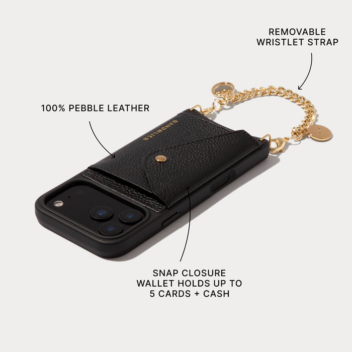 Maya Pouch Set - Black/Gold