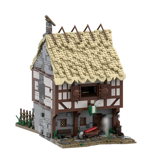 Medieval Taylorsgreen Village Tailoring Shop Klemmbausteine - LesDiyproduct_type##