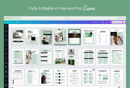 Ladystrategist Melanie Lead Magnet Editable Canva Template instagram canva templates social media templates etsy free canva templates