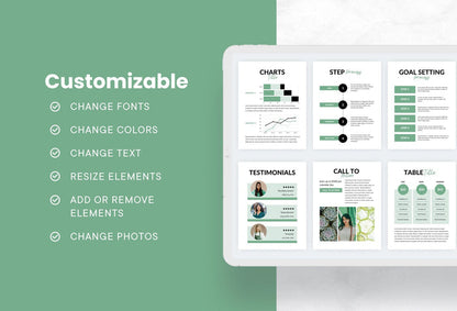 Ladystrategist Melanie Lead Magnet Editable Canva Template instagram canva templates social media templates etsy free canva templates