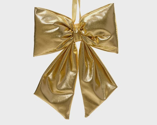 Metallic Gold Bow - 21cm
