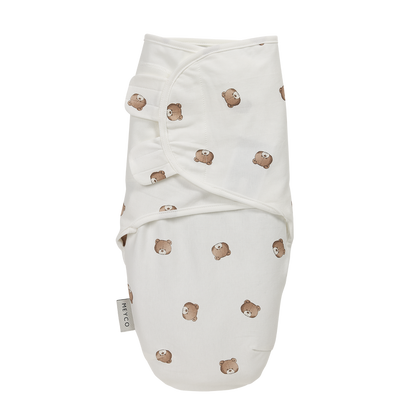 Meyco - Swaddle Wrap - Bear (0-3) - Mabel & Fox