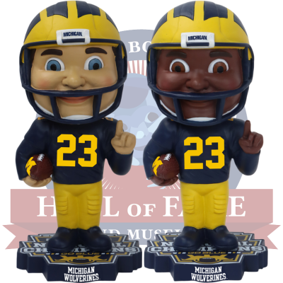 Michigan Wolverines 2023 National Champions Bobbleheads
