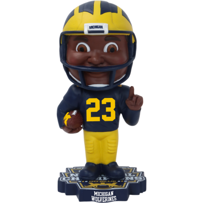 Michigan Wolverines 2023 National Champions Bobbleheads