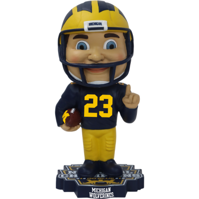 Michigan Wolverines 2023 National Champions Bobbleheads