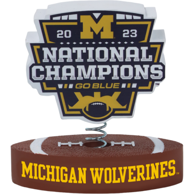 Michigan Wolverines 2023 National Champions Bobbleheads