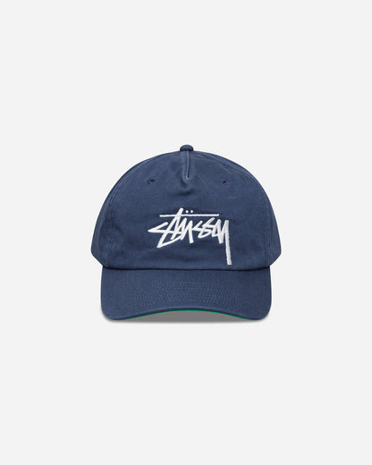 Stüssy Big Stock Mid Depth Cap Deep Blue Hats Caps 1311209SJ 0866