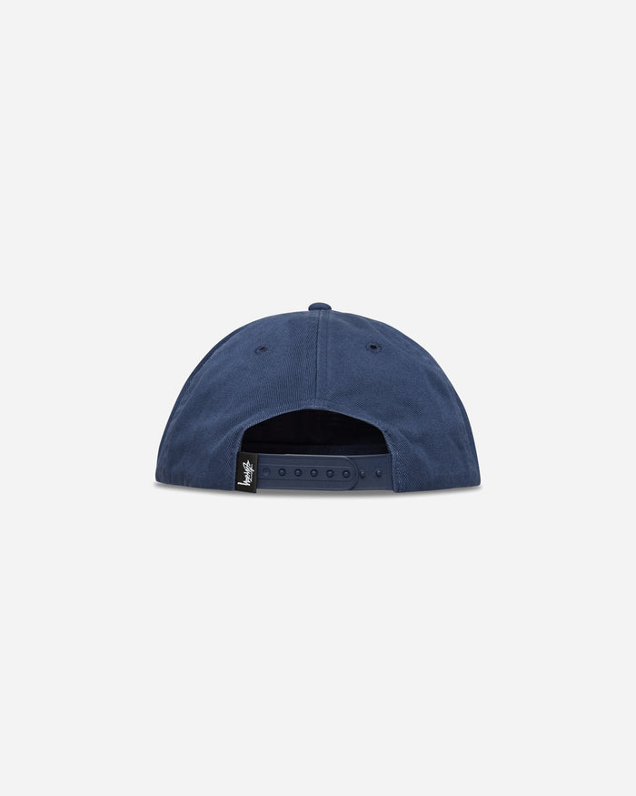 Stüssy Big Stock Mid Depth Cap Deep Blue Hats Caps 1311209SJ 0866