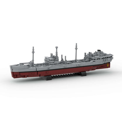 Militärischer MOC - T2 - Tanker im Maßstab 1:485 klemmbausteine - LesDiy - Klemmbausteine
