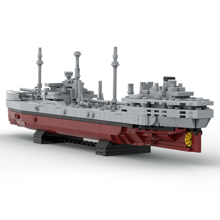 Militärischer MOC - T2 - Tanker im Maßstab 1:485 klemmbausteine - LesDiy - Klemmbausteine