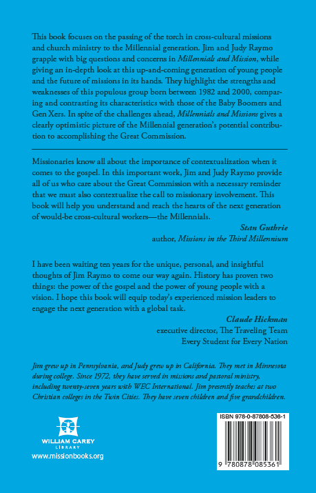 Millennials and Mission - MissionBooks.org