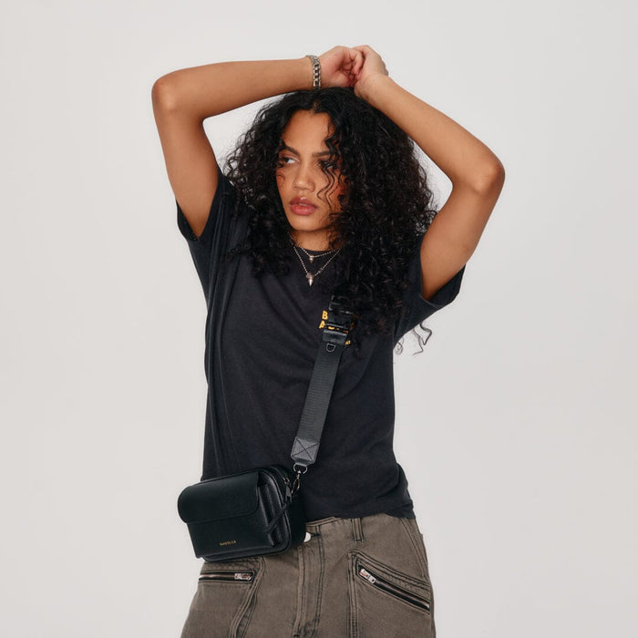 Miller Bag - Black/Pewter Fashion Pouch Bandolier