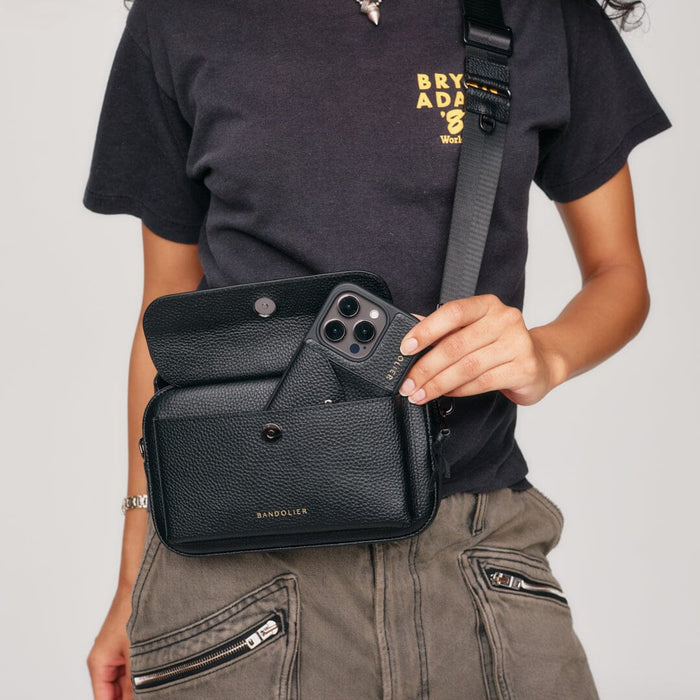 Miller Bag - Black/Pewter Fashion Pouch Bandolier