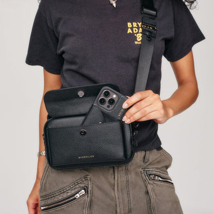 Miller Bag - Black/Pewter Fashion Pouch Bandolier