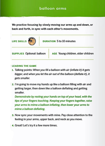 Mindful Games Activity Cards: 55 Fun Ways to Share Mindfulness with Kids and Teens