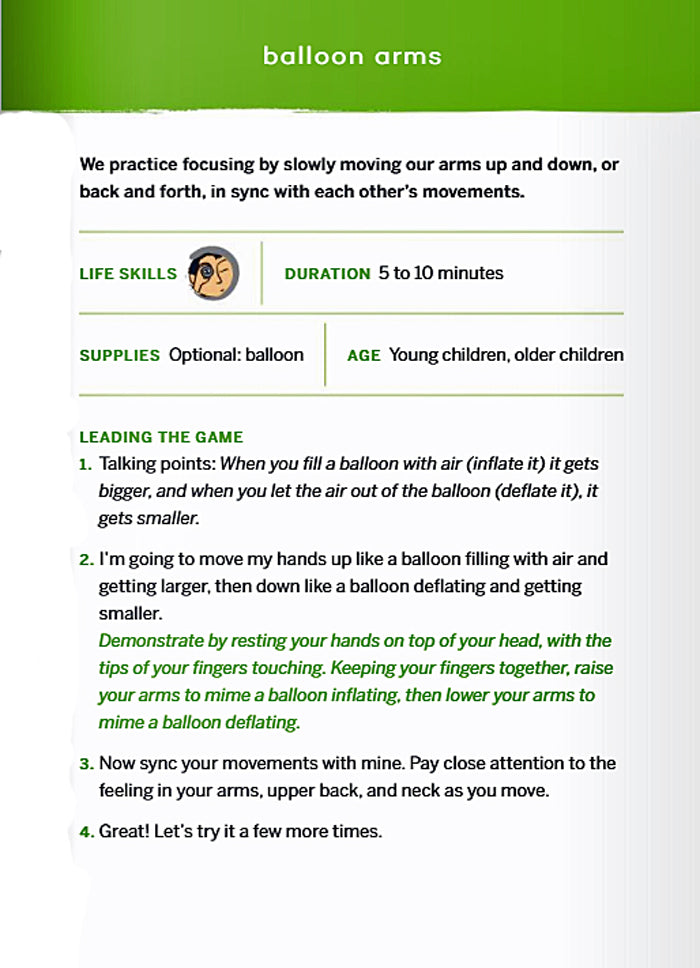 Mindful Games Set - Book & Activity Cards