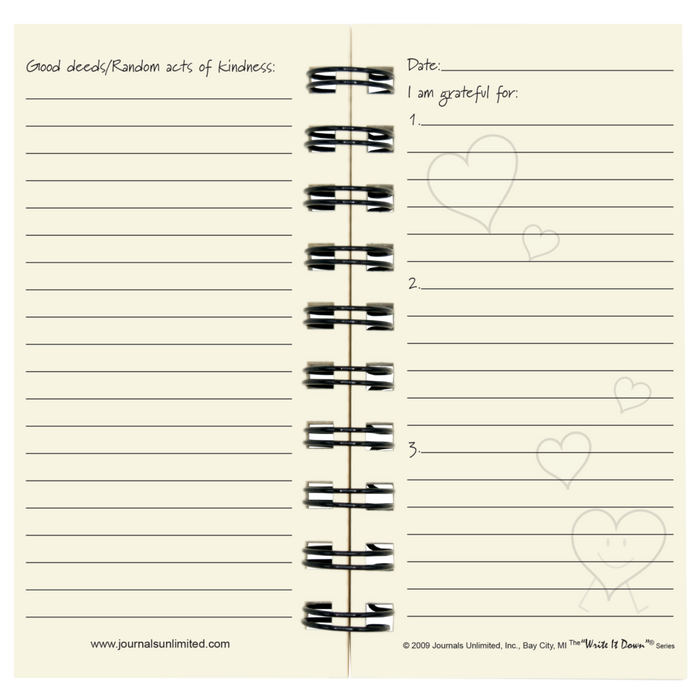 Mini -  Gratitude Journal (Color)