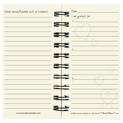 Mini -  Gratitude Journal (Color)