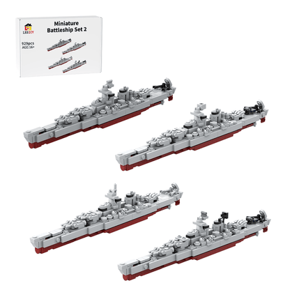 Mini Armed Naval Vessel Set 2 Klemmbausteine - LesDiy - Klemmbausteine