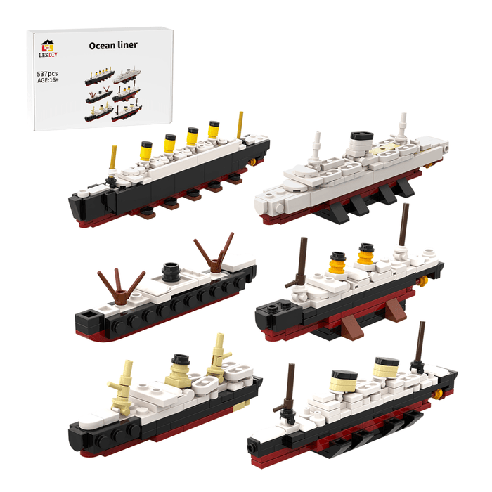 Mini Ocean Liner Klemmbausteine - LesDiy - Klemmbausteine