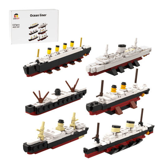 Mini Ocean Liner Klemmbausteine - LesDiy - Klemmbausteine