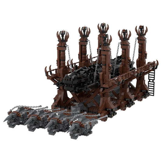MOC - 122034 Wolf's Head Grond Klemmbausteine - LesDiy - Klemmbausteine