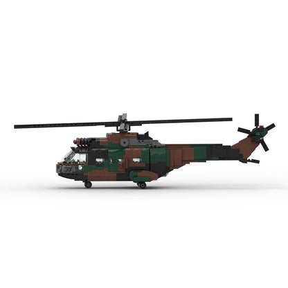 MOC - 122710 SA330 Transporthubschrauber - LesDiy - Klemmbausteine