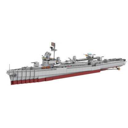 MOC - 124716 1/200 Scale Fletcher - Class Destroyer - LesDiy - Klemmbausteine