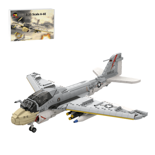 MOC - 130722 1:35 Scale A - 6E Intruder Klemmbausteine - LesDiy - Klemmbausteine