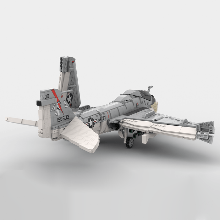 MOC - 130722 1:35 Scale A - 6E Intruder Klemmbausteine - LesDiy - Klemmbausteine