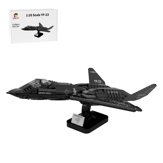 MOC-177282 1:35 Scale YF-23 Grey Ghost & Black Widow II Klemmbausteine